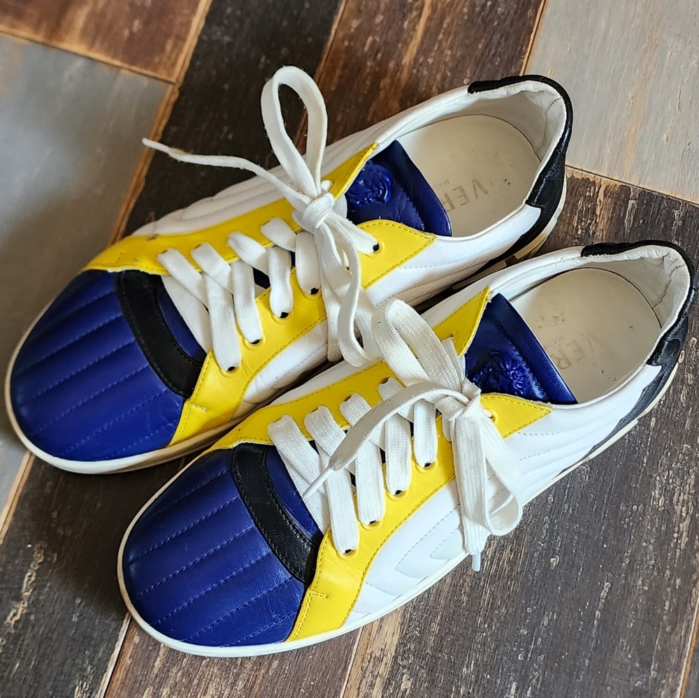VERSACE SNEAKERS SZ 39.5 - Picture 4 of 16